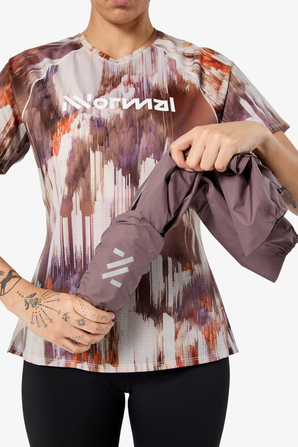 NNormal Trail Rain Jacket 02 W Purple  by Nnormal