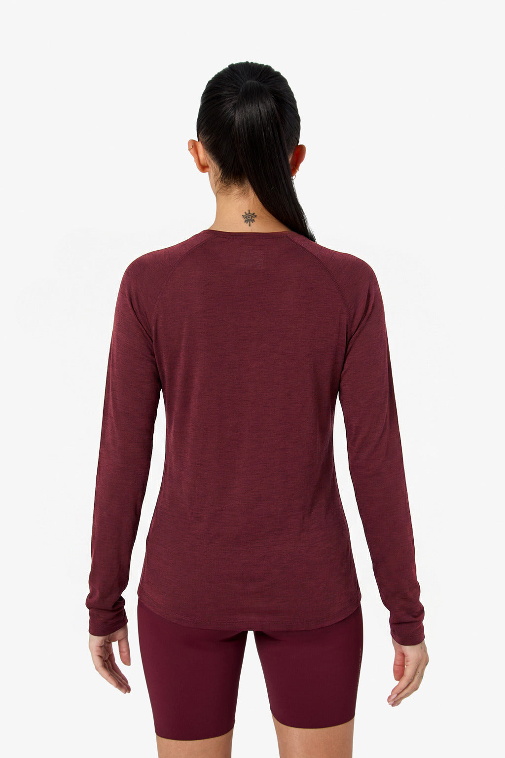 NNormal Merino Long Sleeve 02 W Burgundy  by Nnormal