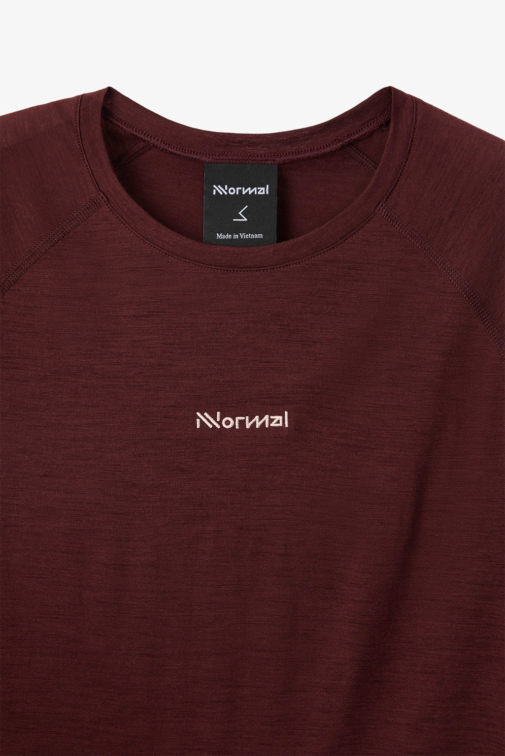 NNormal Merino Long Sleeve 02 W Burgundy  by Nnormal