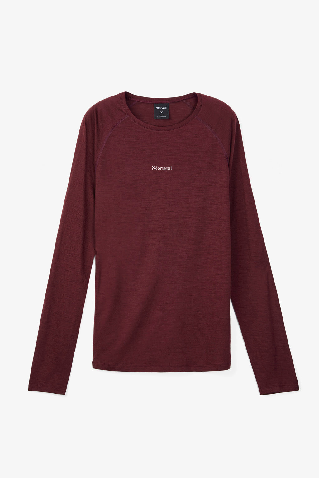 NNormal Merino Long Sleeve 02 Burgundy  by Nnormal