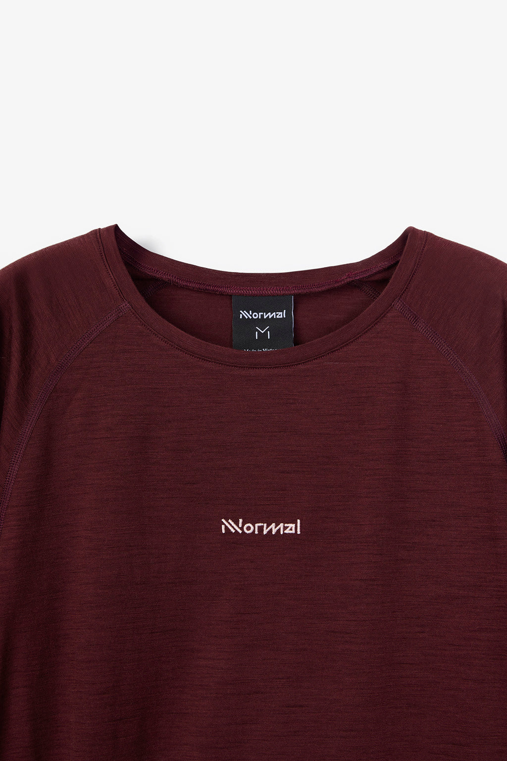 NNormal Merino Long Sleeve 02 Burgundy  by Nnormal