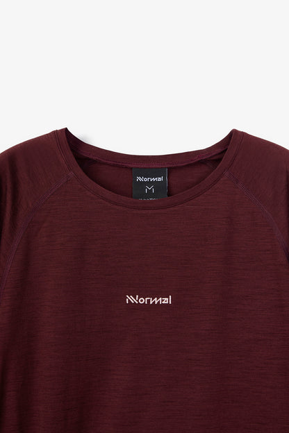 NNormal Merino Long Sleeve 02 Burgundy  by Nnormal
