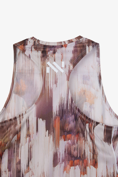 NNormal Race Tank 02 W Fade Print  by Nnormal