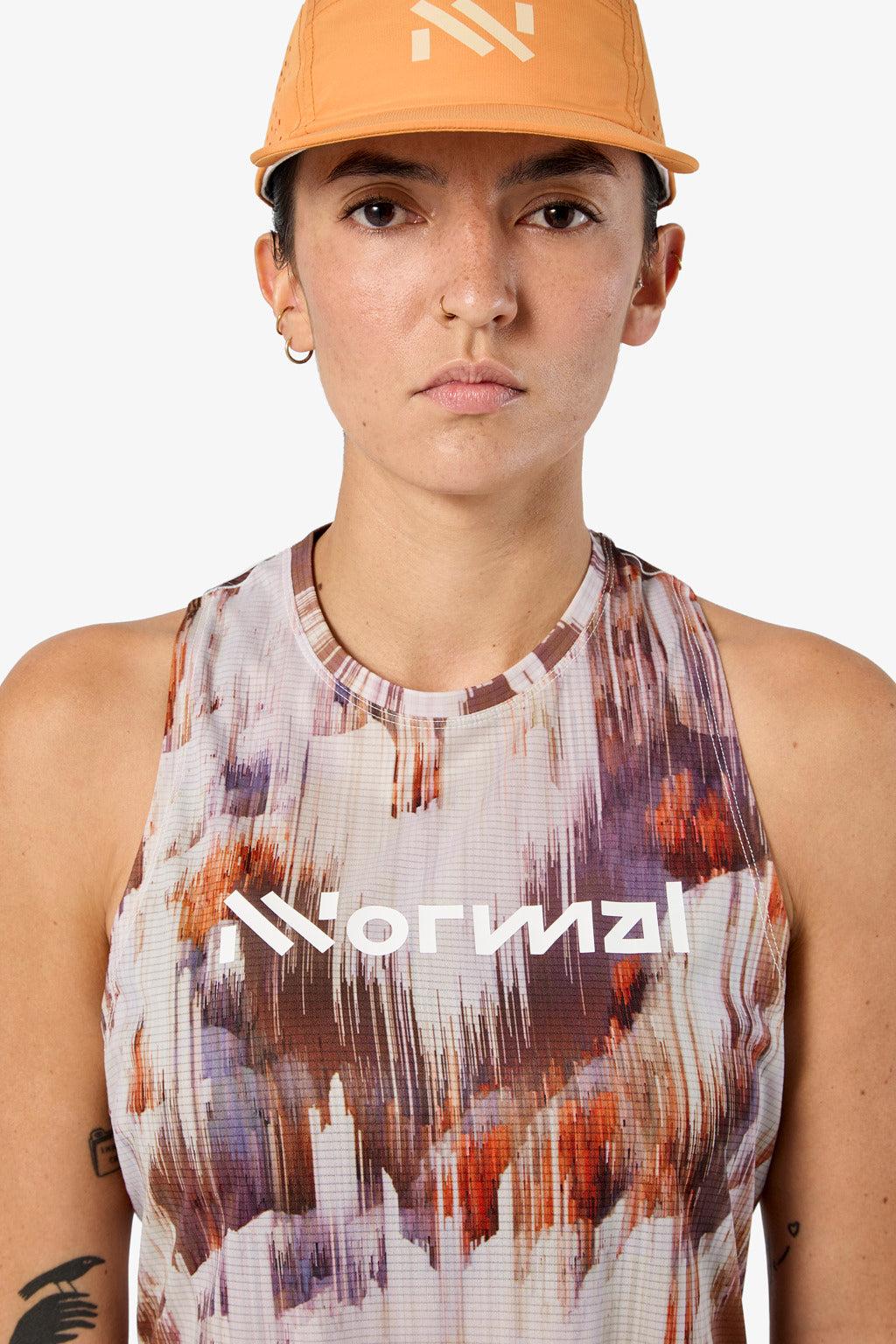 NNormal Race Tank 02 W Fade Print  by Nnormal