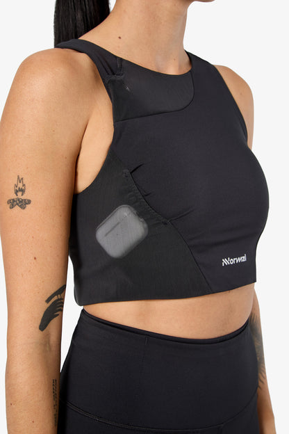 NNormal Trail Crop Top 02 W Black  by Nnormal
