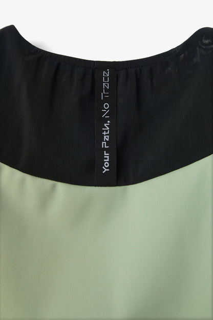 NNormal Trail Crop Top 02 W Green  by Nnormal