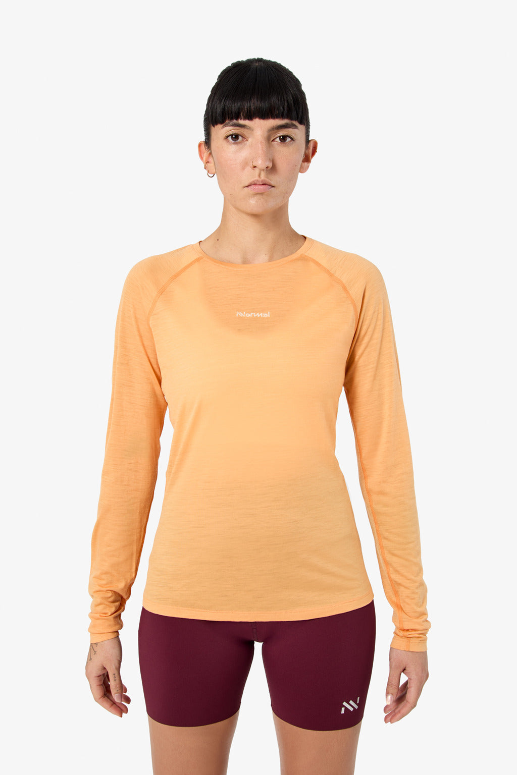 NNormal Merino Long Sleeve 02 W Orange  by Nnormal