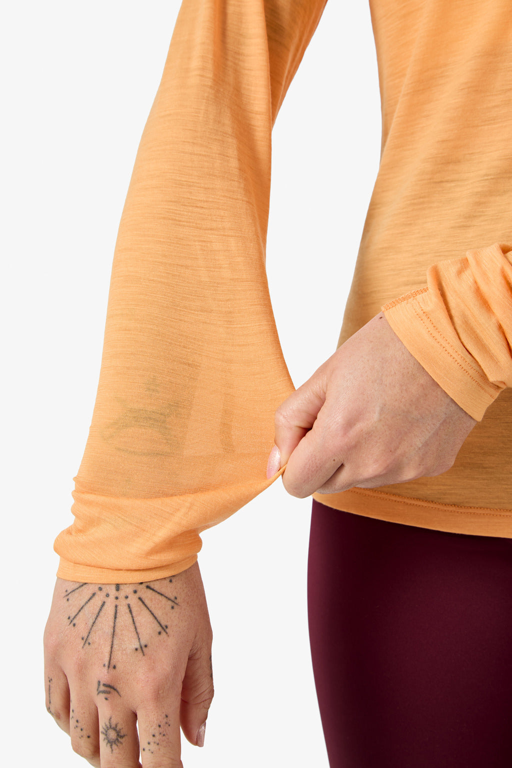 NNormal Merino Long Sleeve 02 W Orange  by Nnormal