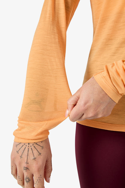 NNormal Merino Long Sleeve 02 W Orange  by Nnormal