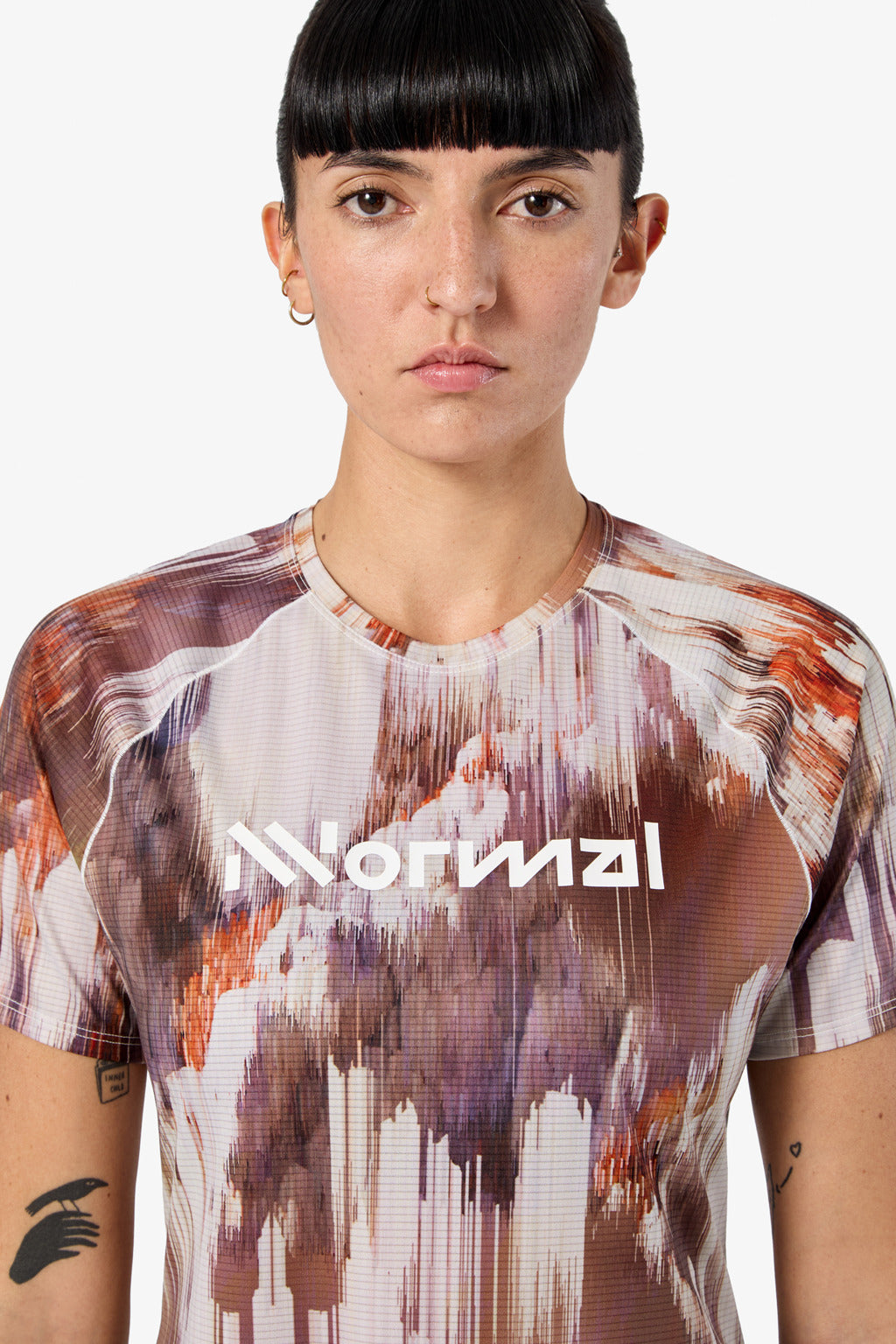 NNormal Race T-shirt 02 W Fade Print  by Nnormal