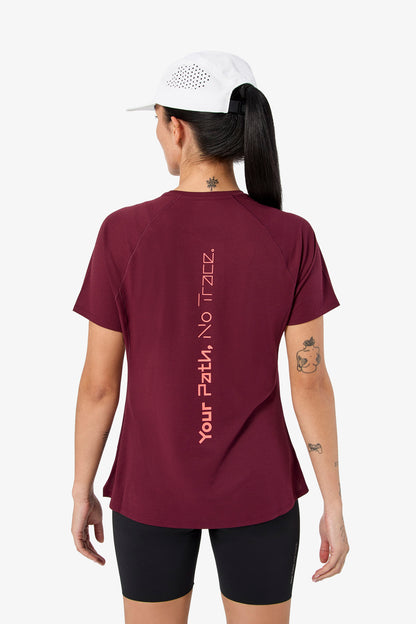 NNormal Race T-shirt 02 W Burgundy  by Nnormal