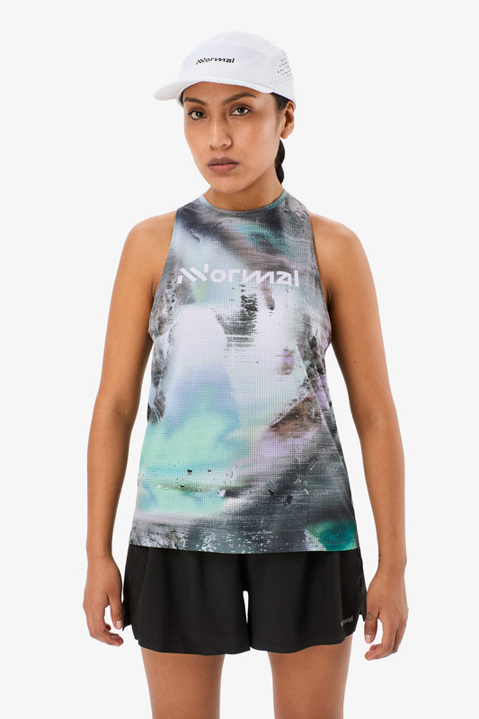 NNormal Race Tank W Nature AI Print  by Nnormal