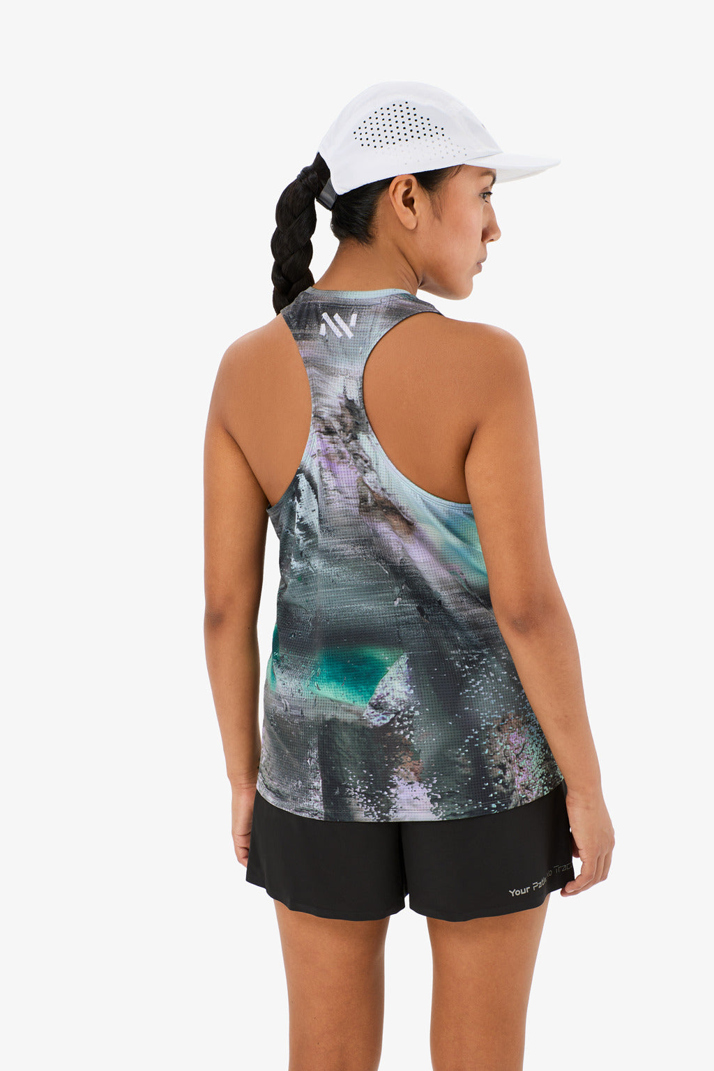NNormal Race Tank W Nature AI Print  by Nnormal