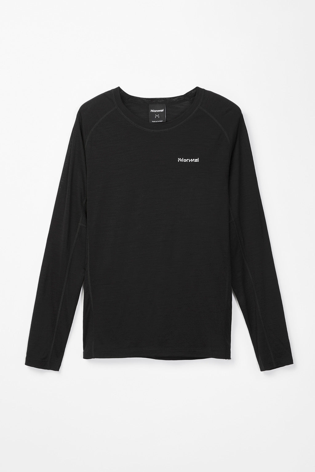 NNormal Women's Merino Long Sleeve T-shirt Black  by Nnormal