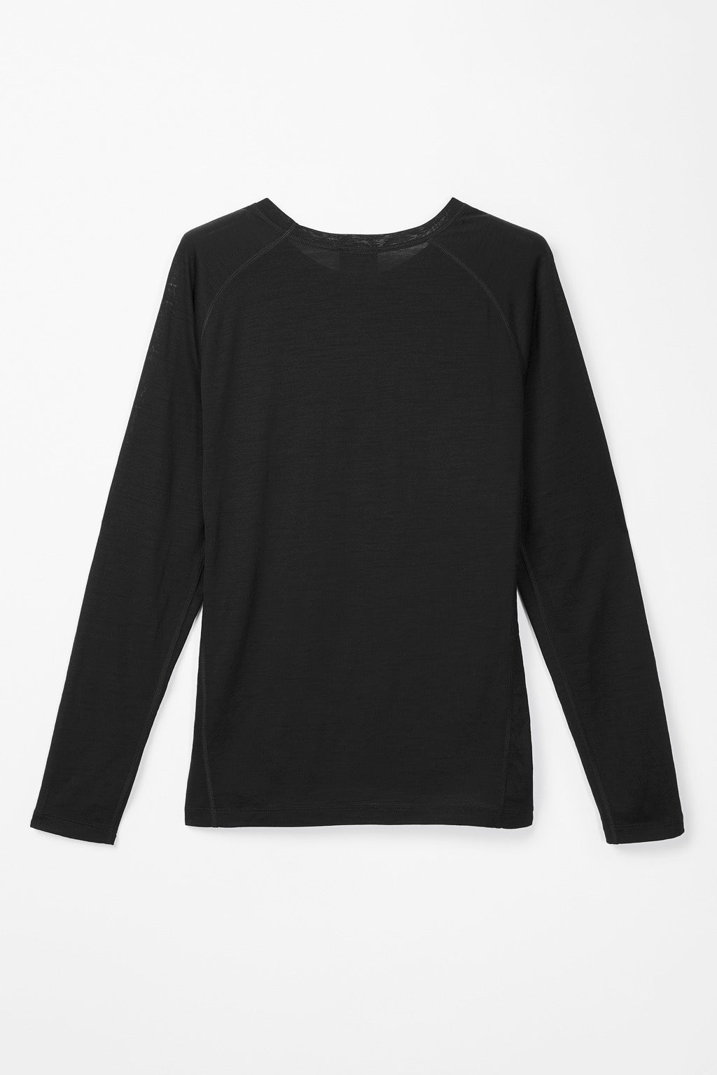 NNormal Women's Merino Long Sleeve T-shirt Black  by Nnormal