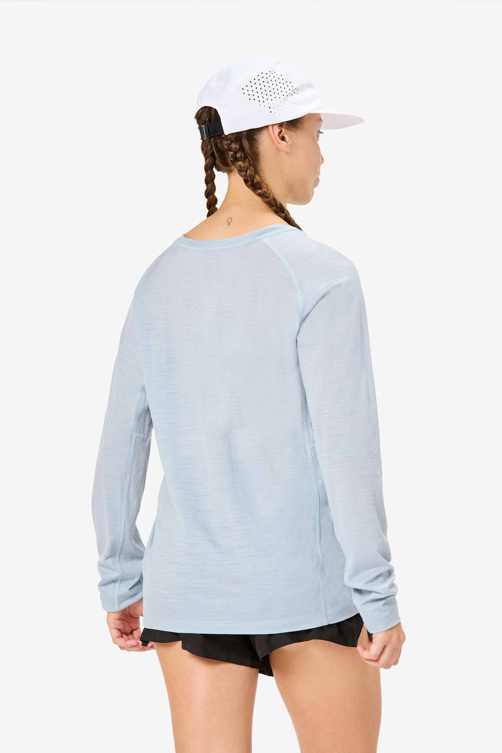 NNormal Women's Merino Long Sleeve T-shirt Blue  by Nnormal