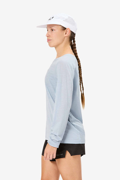 NNormal Women's Merino Long Sleeve T-shirt Blue  by Nnormal