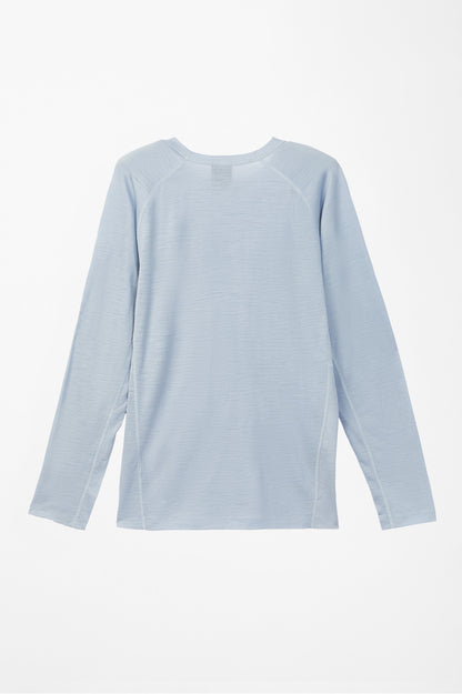 NNormal Women's Merino Long Sleeve T-shirt Blue  by Nnormal