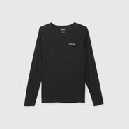 Women's Merino Long Sleeve T-shirt Black,S