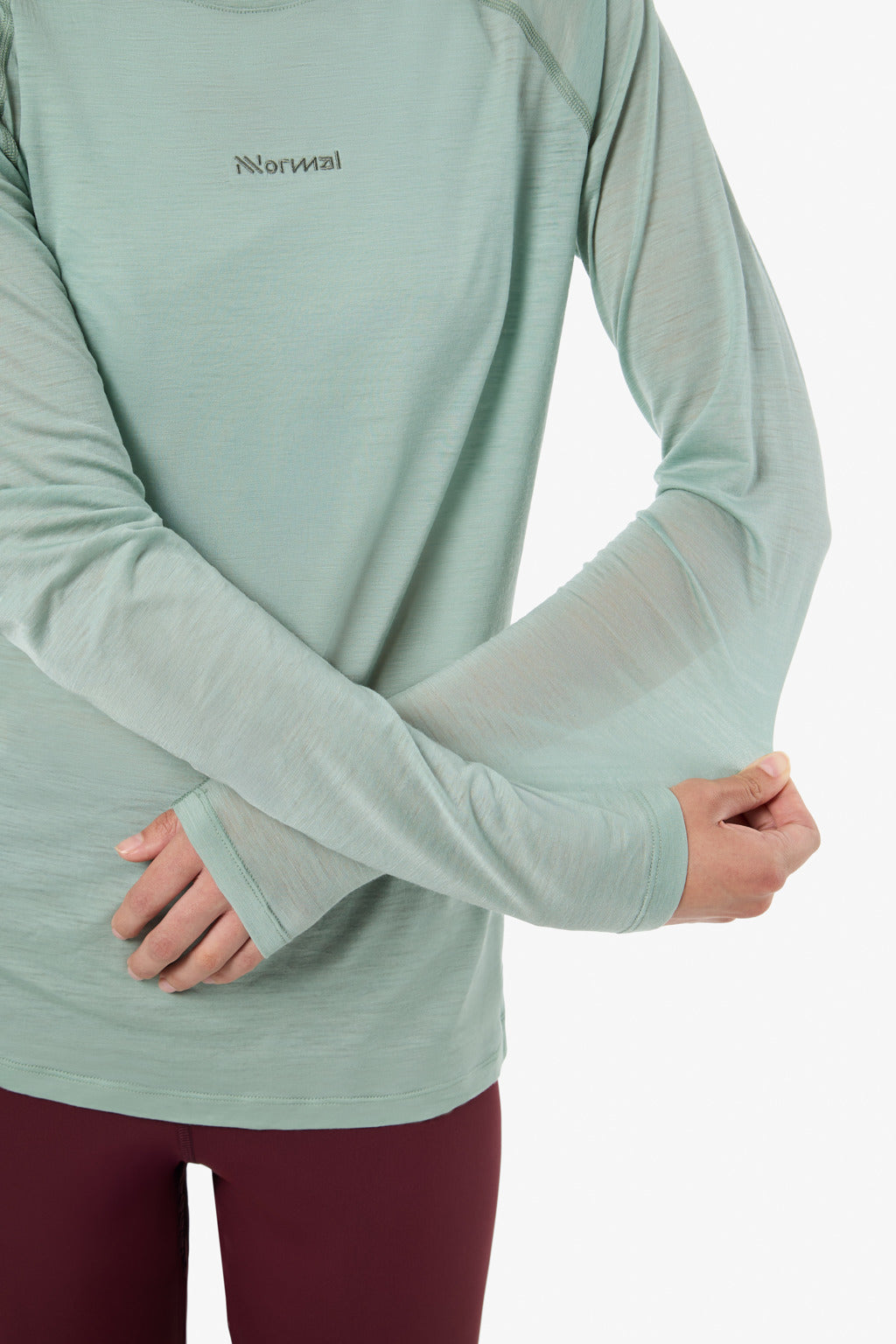 NNormal Merino Long Sleeve 02 W Green  by Nnormal