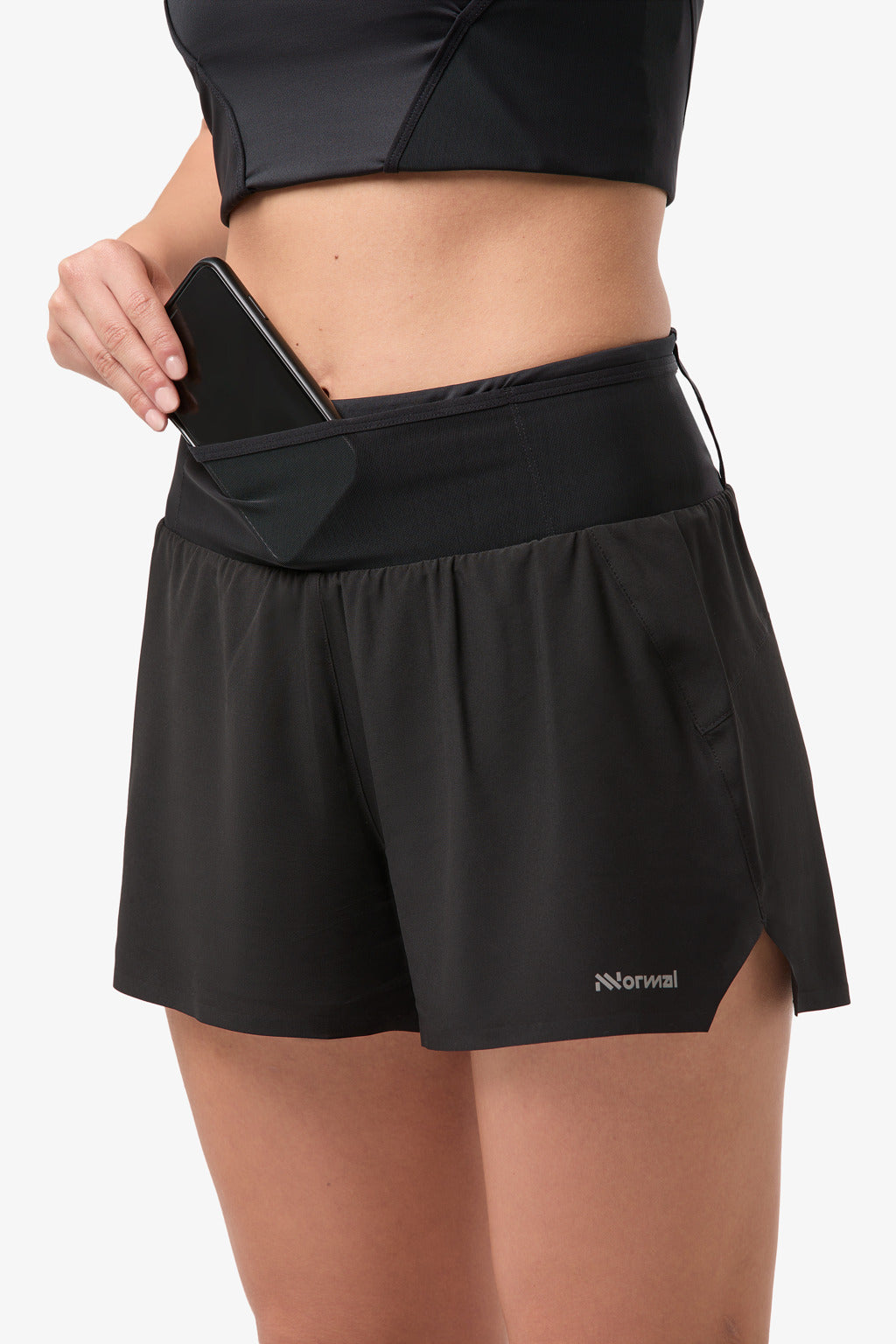 NNormal Race Shorts W Black  by Nnormal