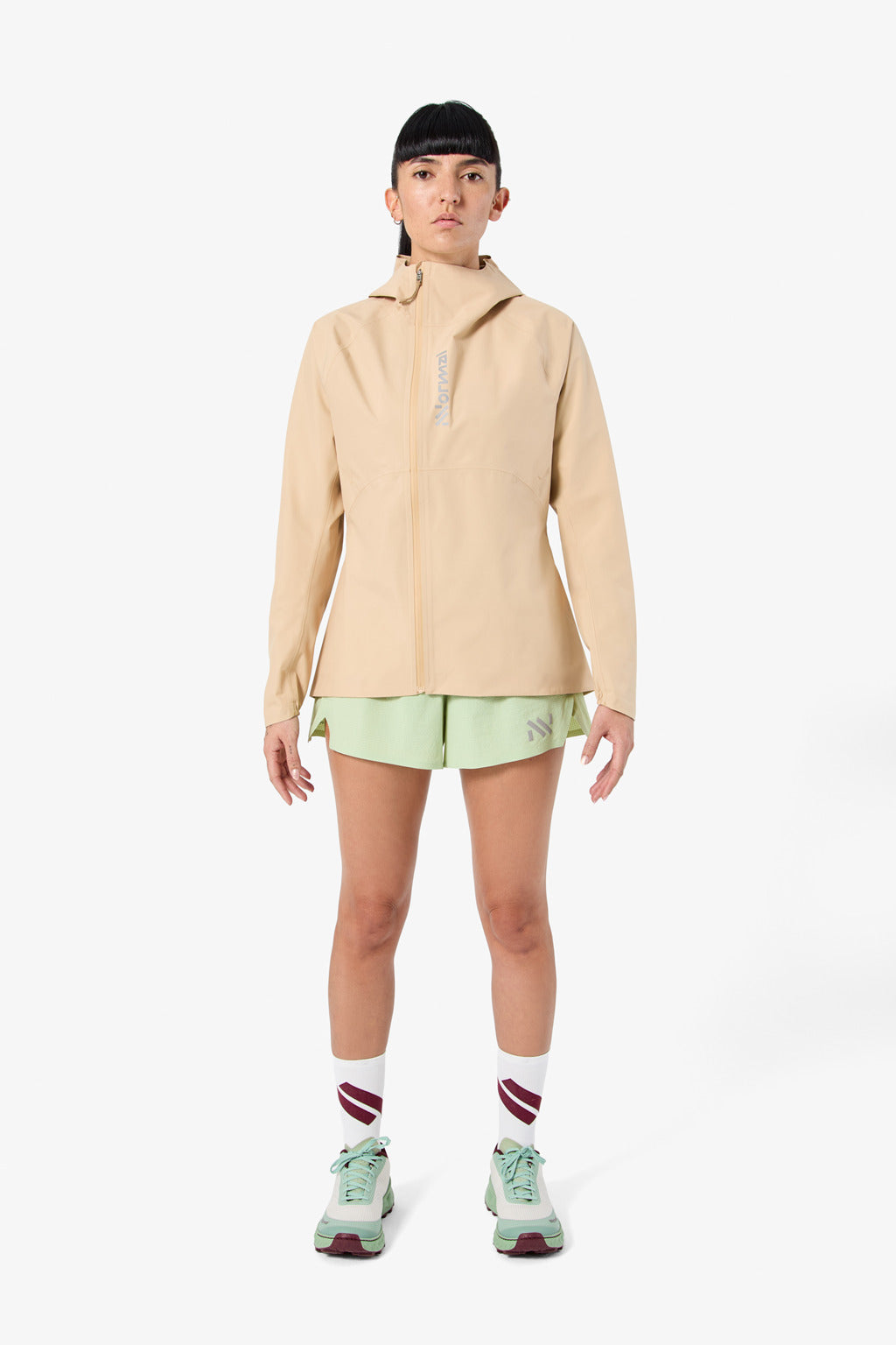 NNormal Trail Rain Jacket 02 W Beige  by Nnormal