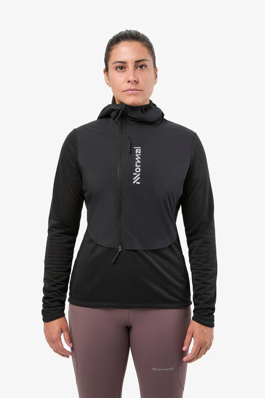 NNormal Tech Hoodie W Black  by Nnormal