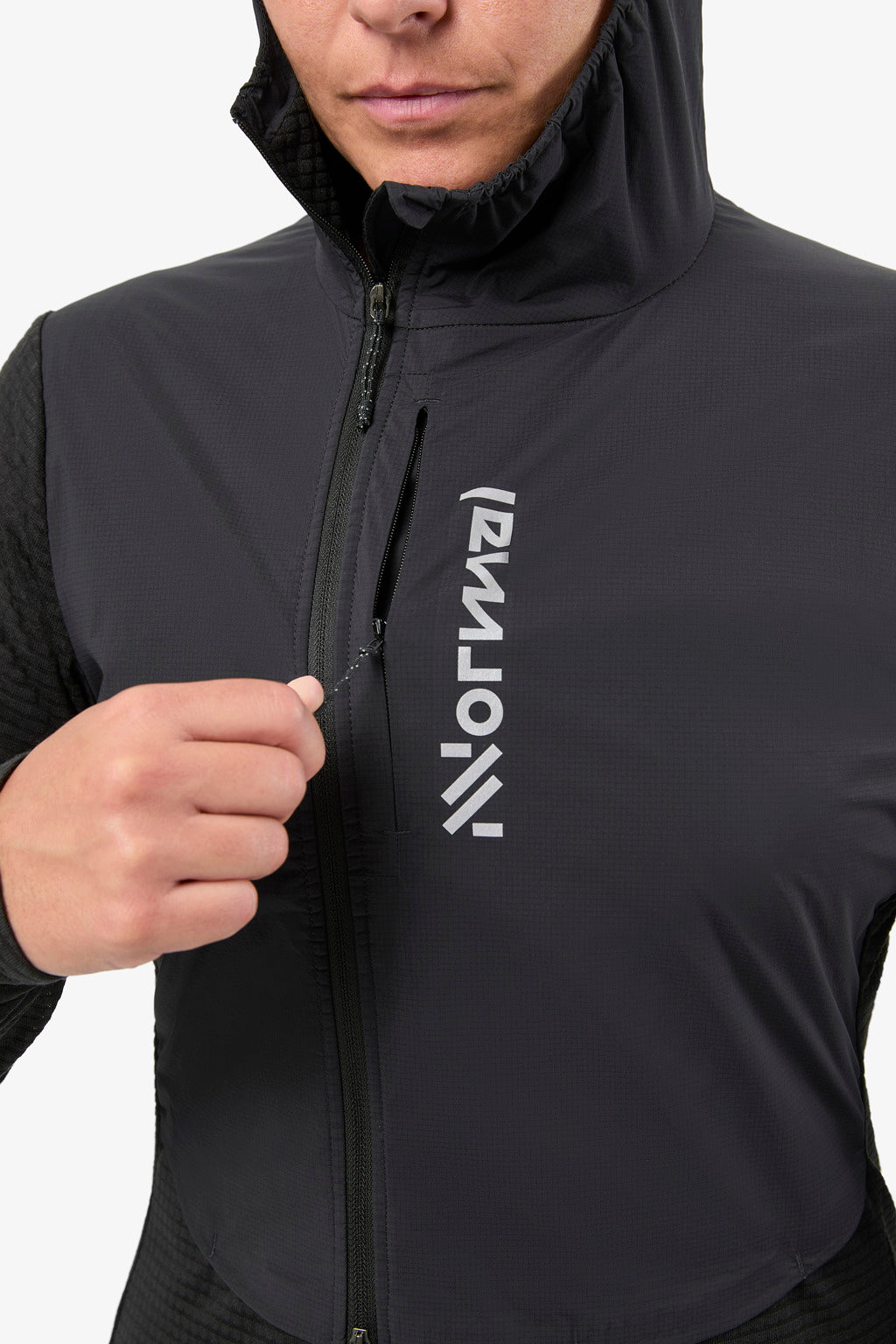 NNormal Tech Hoodie W Black  by Nnormal