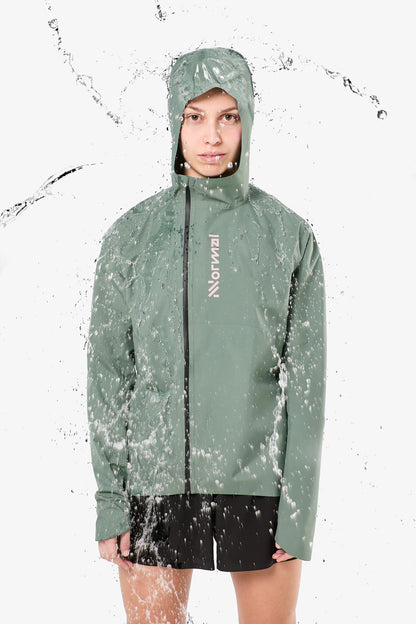 NNormal Trail Rain Jacket W Green  by Nnormal