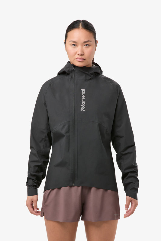 NNormal Trail Rain Jacket W Black  by Nnormal