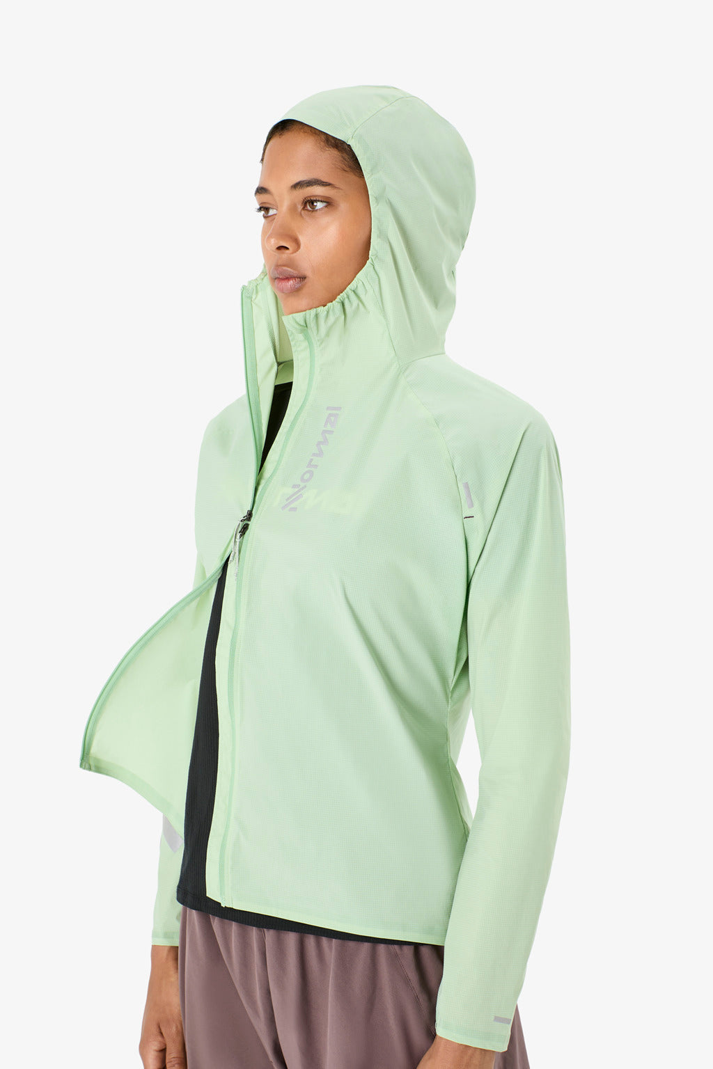 NNormal Trail Wind Jacket W Light Green  by Nnormal