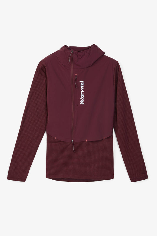 NNormal Tech Hoodie W Port Vermut  by Nnormal
