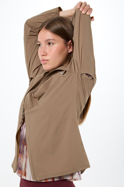 NNormal Trail Wind Jacket W Light Brown  by Nnormal