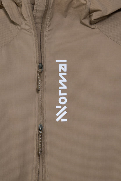 NNormal Trail Wind Jacket W Light Brown  by Nnormal