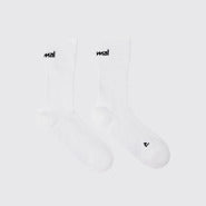 Running Socks White,S