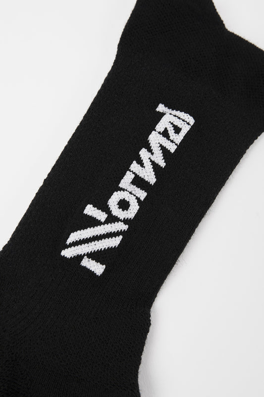 NNormal Merino Socks Black  by Nnormal