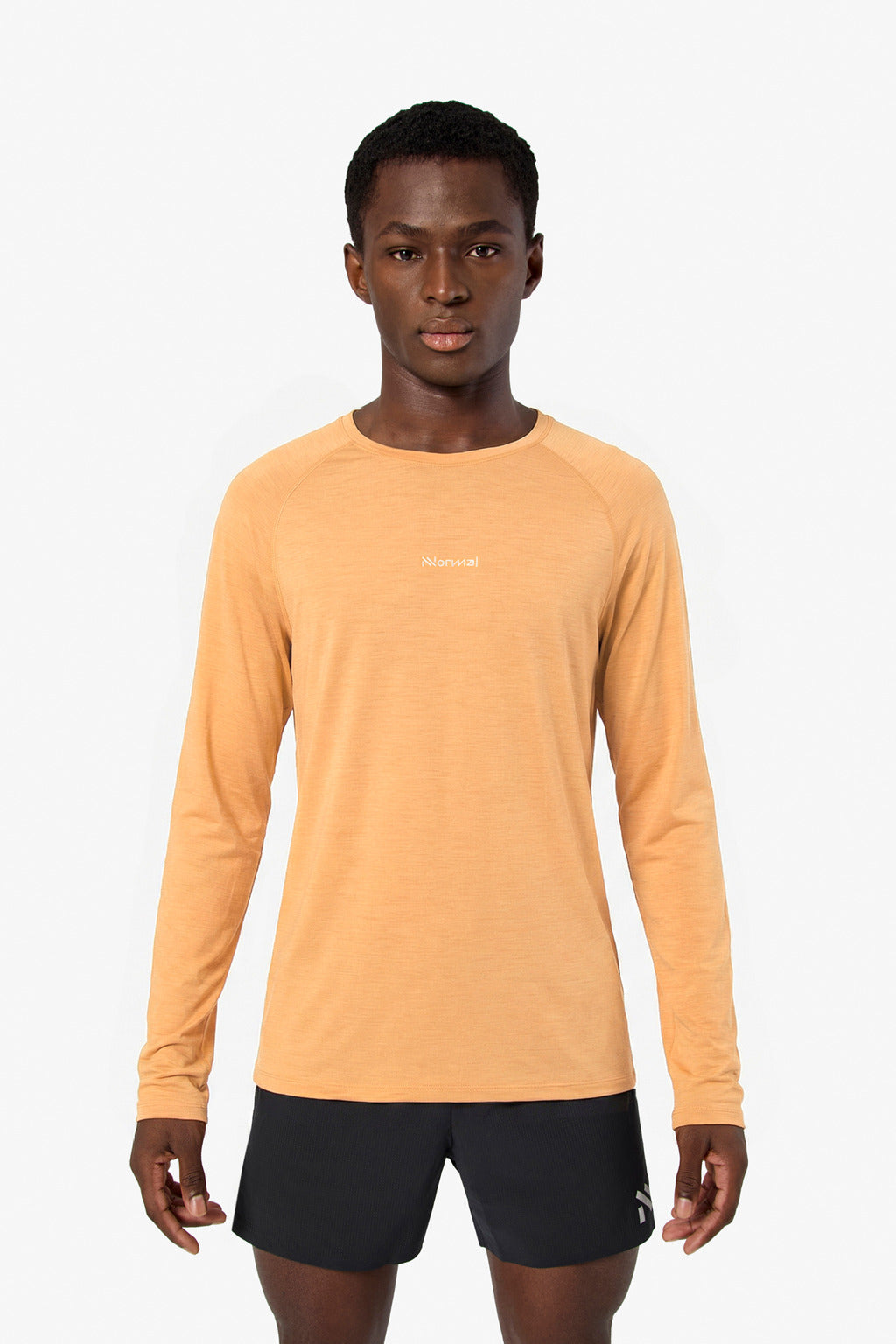 NNormal Merino Long Sleeve 02 Orange  by Nnormal