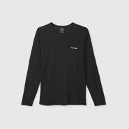 Men's Merino Long Sleeve T-shirt Black,S