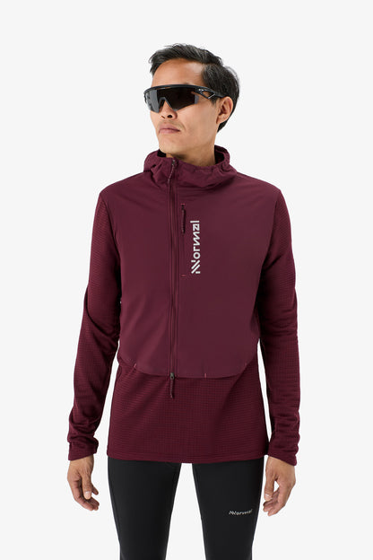 NNormal Tech Hoodie Port Vermut  by Nnormal