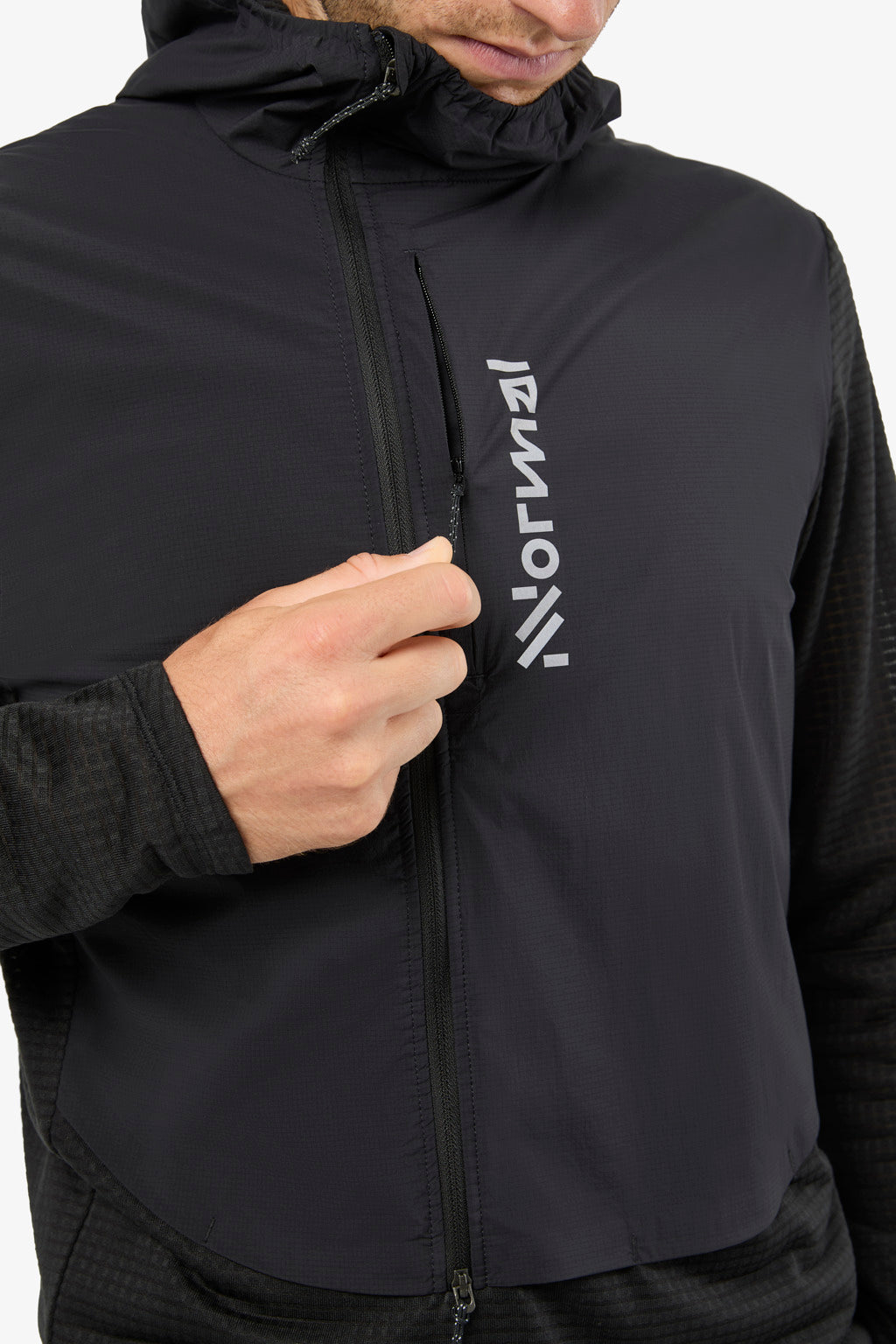 NNormal Tech Hoodie Black  by Nnormal