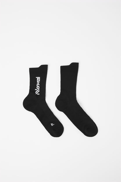 NNormal Merino Socks Black  by Nnormal